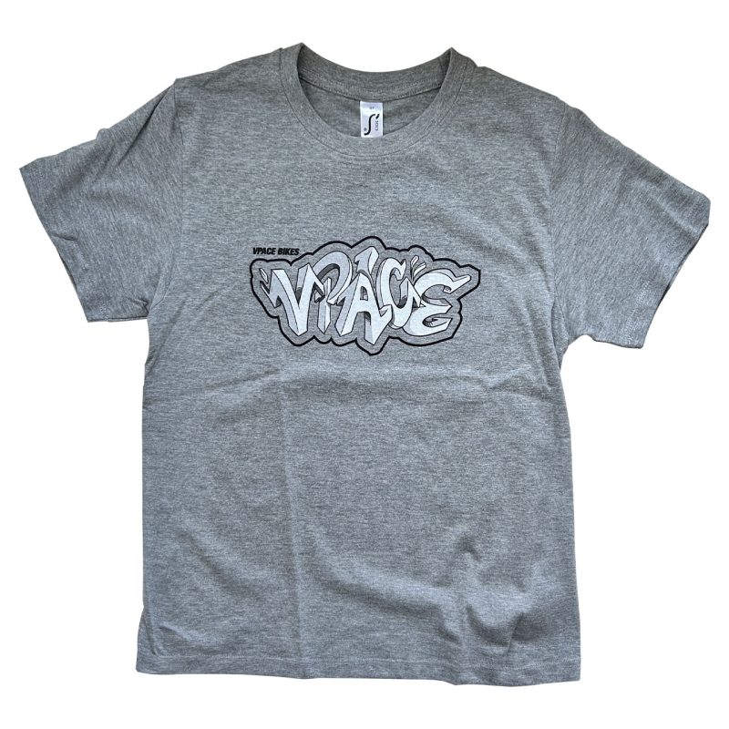 VPACE Kids T-Shirt, Style, grau meliert